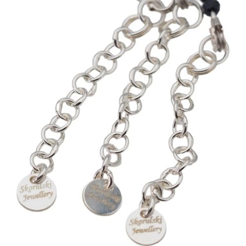 Naszyjnik - Noc Kairu, hematyt, słońce i srebro na Arena.pl