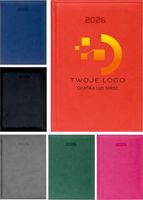 KALENDARZ A4 2026 DZIENNY FIRMOWY nadruk Z TWOIM LOGO TEKSTEM 50 SZTUK