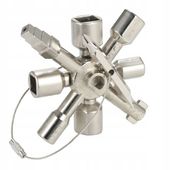 Klucz uniwersalny techniczny 10w1 do szafek, skrzynek i instalacji