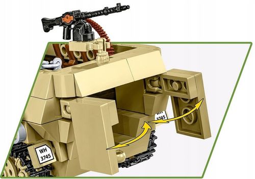 Klocki COBI 3130 transporter opancerzony Half-Track Sd.Kfz. 251/10 na Arena.pl
