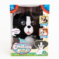 Maskotka Emotion Pets Piesek Czarny