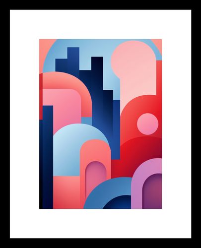 Plakat 13x18cm Miasto Kolorów na Arena.pl