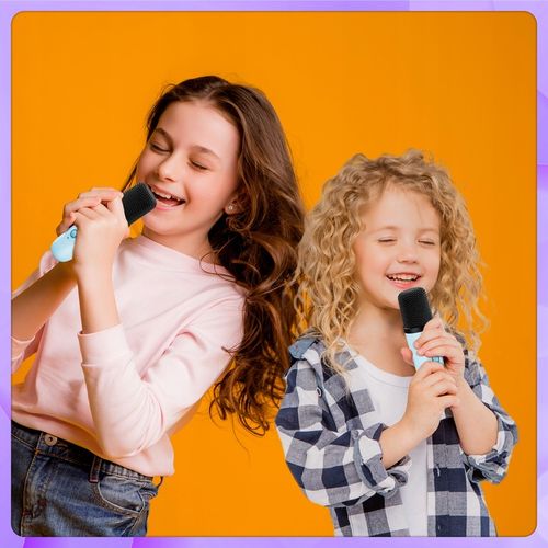 ZESTAW KARAOKE DLA DZIECI GŁOŚNIK BLUETOOTH USB LED MIKROFON 2SZT PREZENT na Arena.pl