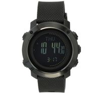Zegarek taktyczny M-Tac, wysokościomierz, krokomierz, liczniki.. czarny