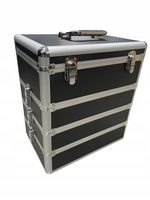 KUFEREK Kufer KOSMETYCZNY WALIZKA DUŻY 4 Poziomy XXL NA LAMPĘ LAKIERY