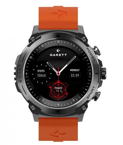 Smartwatch GARETT Atom Stalowy Czarny na Arena.pl
