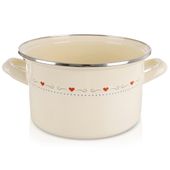 Garnek Emaliowany do Gotowania Tradycyjny na Gaz Indukcję 22 cm 4L