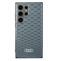Audi IML Pattern MagSafe Case S24 Ultra S928 szary/grey hardcase