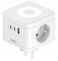 Rozgałęźnik KOSTKA 3680W Zasilacz USB USB-C Lampka Włącznik M401