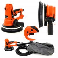 Szlifierka do gipsu gładzi tynków worek do kurzu 1400w led KD1540