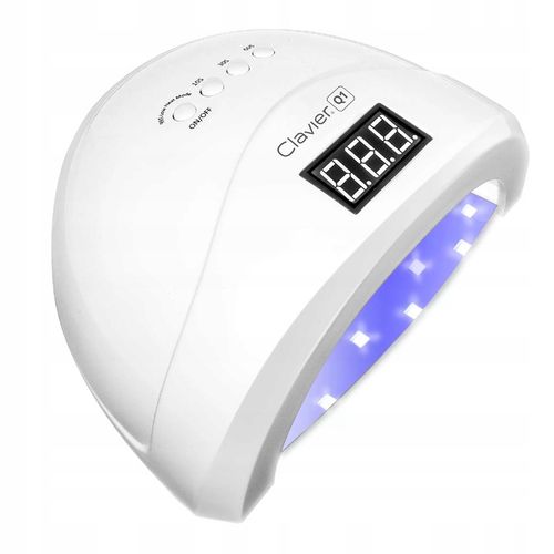 Lampa Do Paznokci Hybryd Manicure Żeli 48W z Lustrzanym Dnem Clavier na Arena.pl