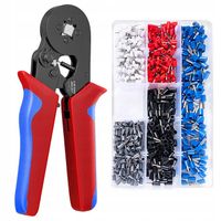 MOCNA Zaciskarka Praska do KONEKTORÓW Końcówek Kabli PRZEWODÓW +500 Tulejek