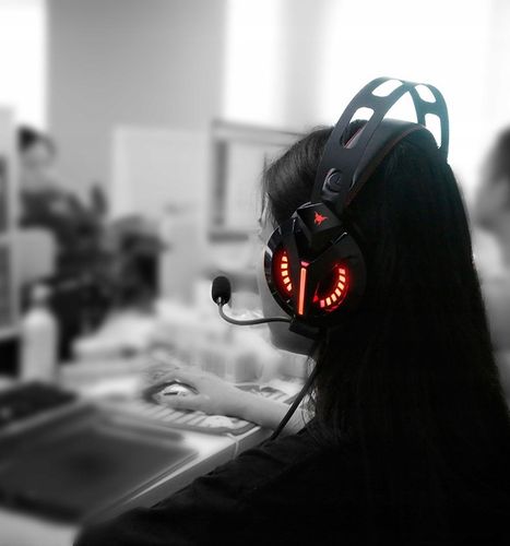 SŁUCHAWKI GAMINGOWE M180PRO do PC PS4 XBOX LED na Arena.pl