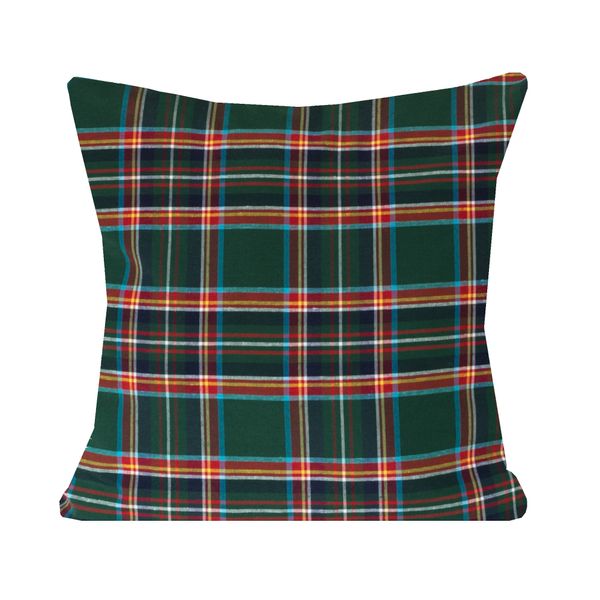 Poszewka Świąteczna Zielona krata Poduszka 40x60cm zdjęcie 1