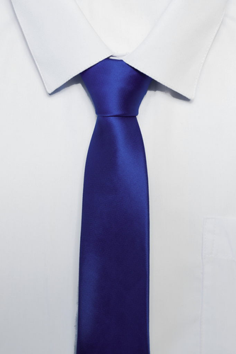 Krawat klasyczny chabrowy na Arena.pl