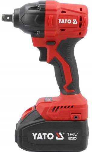 YATO KLUCZ UDAROWY AKUMUL. BEZSZCZOTKOWY 18V 350NM + 2x4Ah + TORBA +ADAPTER na Arena.pl