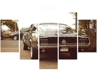 70 100CM OBRAZ 5 ELEM FORD MUSTANG 55LANEY69 DRUK PŁÓTNO