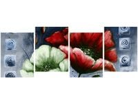 OBRAZ CZERWONE ZIELONE MAKI