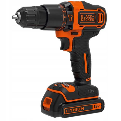 BLACK+DECKER WKRĘTARKA 18V 1x1.5Ah BDCHD18K na Arena.pl