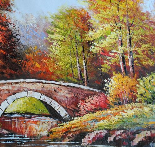 Impresja, pejzaż (60x90cm) na Arena.pl