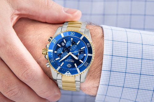 zegarek męski giewont chronograph sapphire multikolor gw3970-b5 na Arena.pl