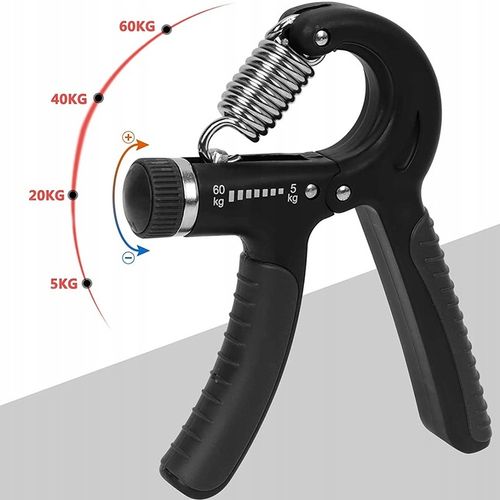 2x Ściskacz gripper z licznikiem regulowany 10-100kg do ćwiczeń nadgarstka na Arena.pl
