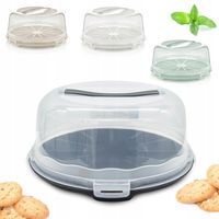 POJEMNIK NA CIASTO 30cm wypieki TORTOWNICA z uchwytem ZAMYKANA pudełko