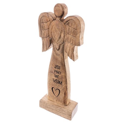 Figurka drewniana anioł MANGO 30 cm na Arena.pl