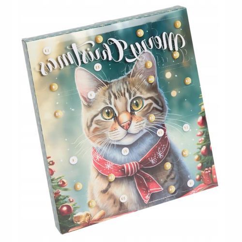 KALENDARZ ADWENTOWY 2024 DLA KOTA ZESTAW NA PREZENT PRZYSMAKI 24 DNI ŚWIĘTA na Arena.pl