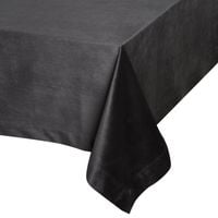 Bieżnik welwetowy jednokolorowy MELINDA 140X220 czarny