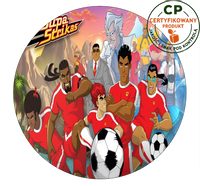 Opłatek na tort Supa Strikas
