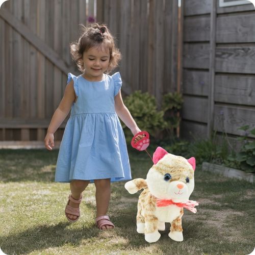 KOTEK INTERAKTYWNY NA SMYCZY MIAUCZY CHODZI GRA DLA DZIECKA NA PREZENT na Arena.pl