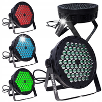 REFLEKTOR SCENICZNY KOLOROFON PAR LED EFEKT ŚWIETLNY IMPREZOWY 60 DIOD RGB