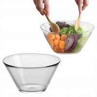 SALATERKA SZKLANA MISKA NA SAŁATKI OWOCE PRZYSTAWKI SURÓWKI CHIPSY 840 ml