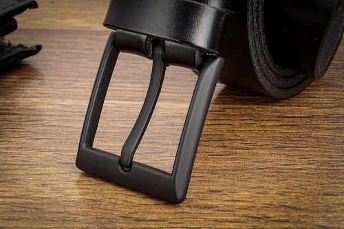 PASEK MĘSKI GRACIO CZARNA KLAMRA KLASYK Skórzany na Arena.pl