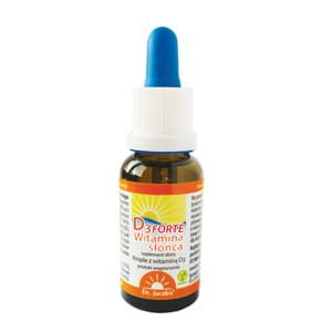 Witamina Słońca D3 FORTE 20ml - Dr. Jacob's zdjęcie 1