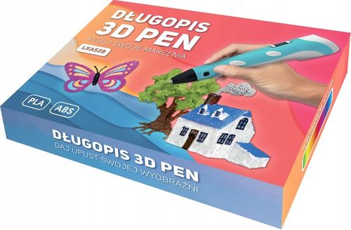 DŁUGOPIS 3D DRUKARKA DLA DZIECI / MEGA ZESTAW FILAMENT WKŁADY KOLOROWE 110M na Arena.pl