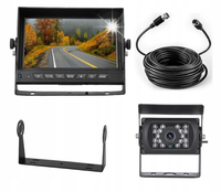 REJESTRATOREM JAZDY 64GB ZESTAW MONITOR 7" DWIE KAMERY COFANIA AHD