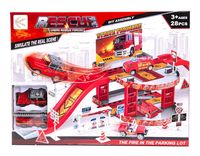 DLA NAJMŁODSZYCH PARKING STRAŻ POŻARNA 2 AUTKA