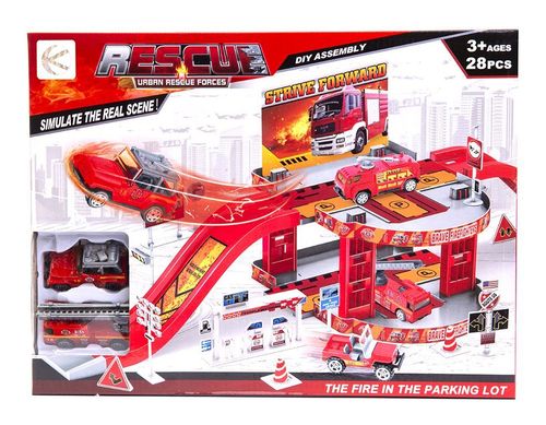 DLA NAJMŁODSZYCH PARKING STRAŻ POŻARNA 2 AUTKA na Arena.pl