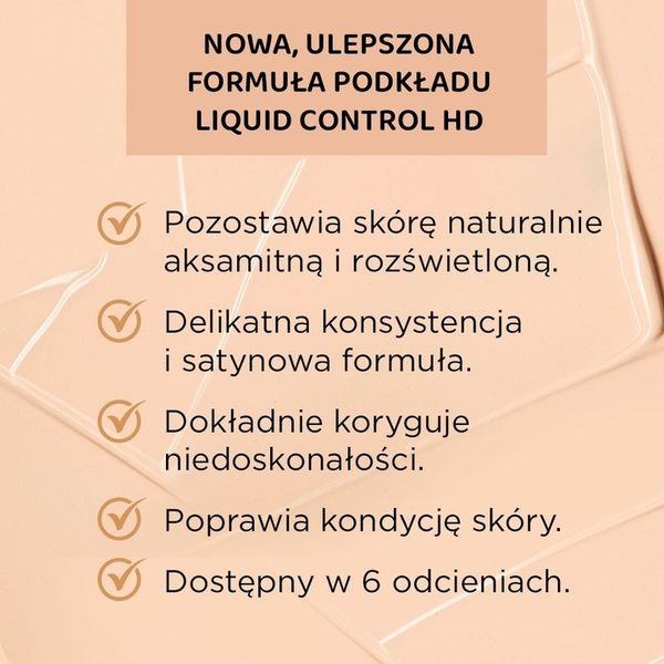 Eveline Cosmetics Liquid Control HD Podkład do twarzy nr 010 Light zdjęcie 4