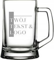 Personalizowany Kufel z Grawerem Logo Twoja NAZWA 50 sztuk