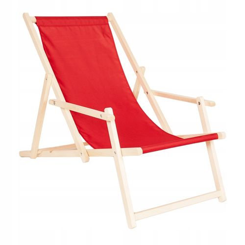 Leżak drewniany z podłokietnikami ogrodowy San-Drew TP32 na Arena.pl