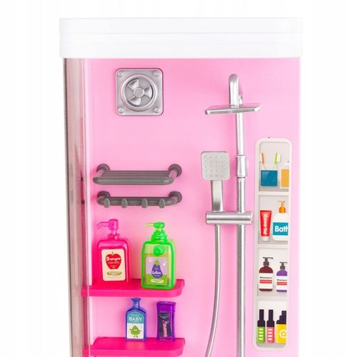 ŁAZIENKA Z AKCESORIAMI PRYSZNIC WC PRALKA ZESTAW ŁAZIENKOWY DLA DZIECI na Arena.pl