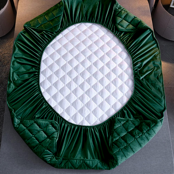 POKROWIEC NA MATERAC OCHRANIACZ PIKOWANY PLUSZ WODOODPORNY 160x200x30 zdjęcie 7