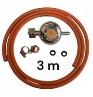 Zestaw przyłączeniowy wąż i reduktor do gazu propan-butan 3m