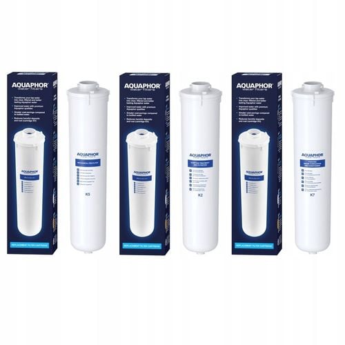 Wkłady Aquaphor do Kryształ A K5+K2+K7 - flitry na Arena.pl