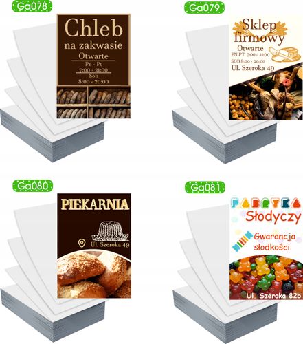 Ulotki A5 5000szt reklamowe firmowe różne wzory JAJA WIEJSKIE SPRZEDAŻ na Arena.pl