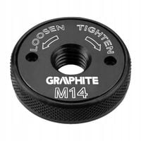 GRAPHITE NAKRĘTKA DO MOCOWANIA TARCZ SZYBKOMOCUJĄCA M14 SZLIFIEREK KĄTOWYCH