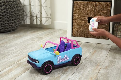 Hot Wheels RC Barbie SUV Pojazd zdalnie sterowany w skali 1:12 JEEP AUTKO na Arena.pl